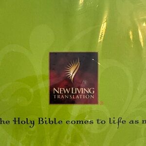 New Living Translation Audio CD - Lime Green Cover